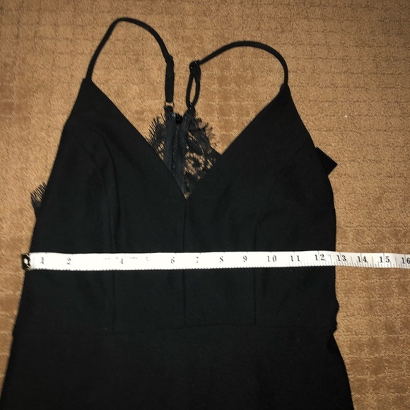 NWT LULUS BLACK LACE DETAIL DRESS - Picture 7 of 7